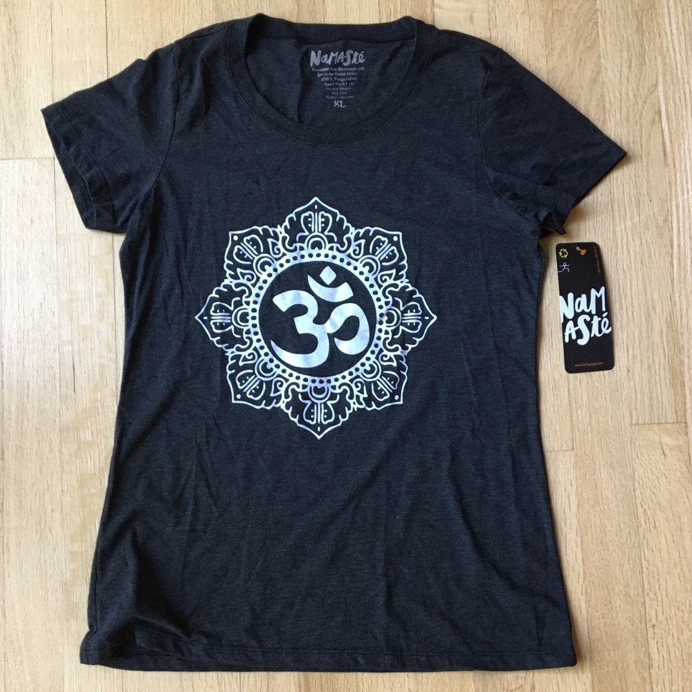OM mandala tee, new with tags
